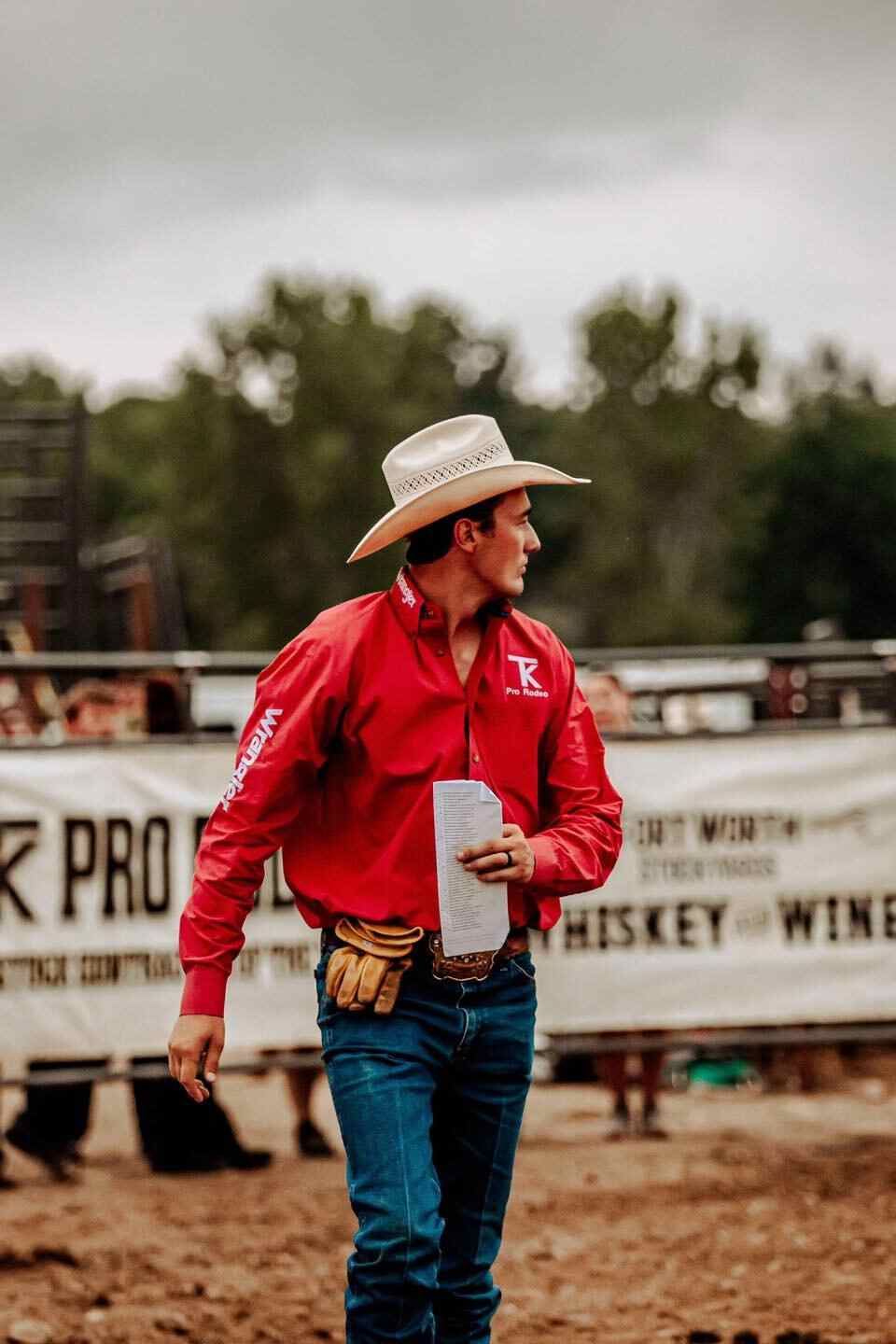 Tyler Kijac at rodeo